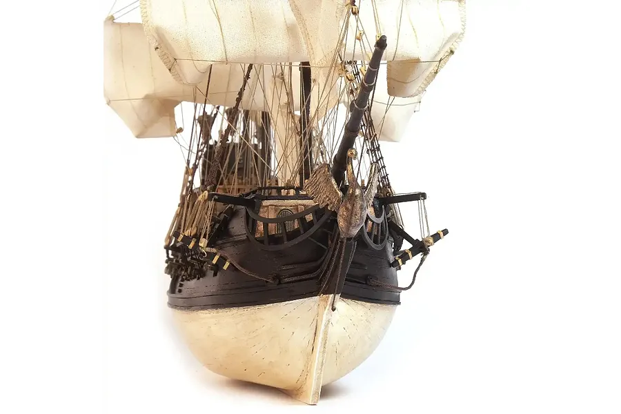 OcCre 1/75 The Black Swan Schooner Scaled Wooden Model Kit image 123770