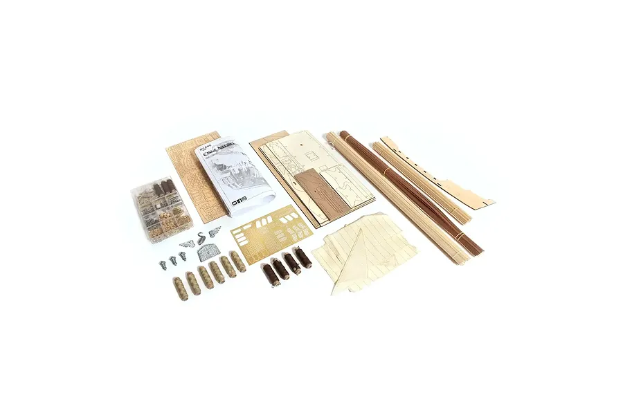 OcCre 1/75 The Black Swan Schooner Scaled Wooden Model Kit image 123772
