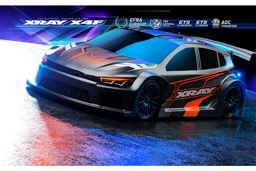 XRAY X4F&amp;#039;26 RC Touring Car FWD Electric 1/10 Scale Kit image 123789