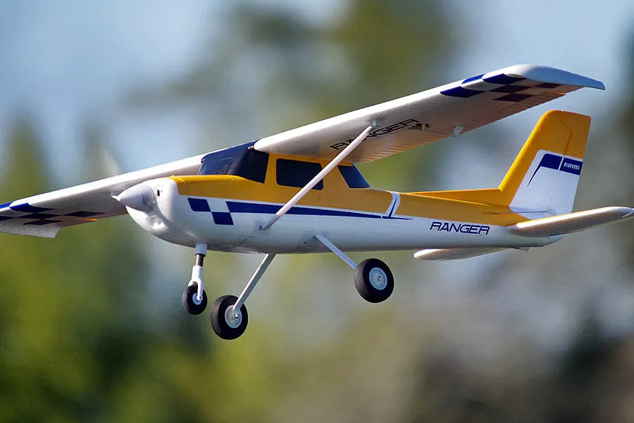 FMS RC Plane Ranger EP V2 Reflex V3 1.2m RTF - Yellow image 123847
