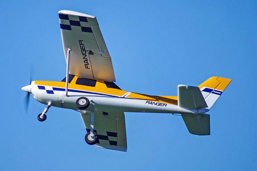FMS RC Plane Ranger EP V2 Reflex V3 1.2m PNP - Yellow image 123872