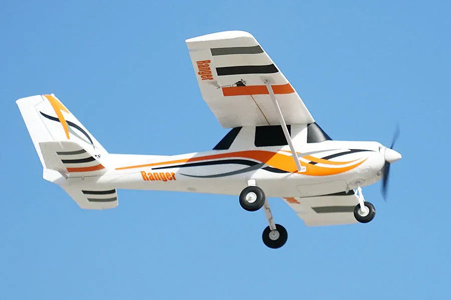 FMS RC Plane Ranger Gyro 850mm Trainer RTF - White/Red image 123911