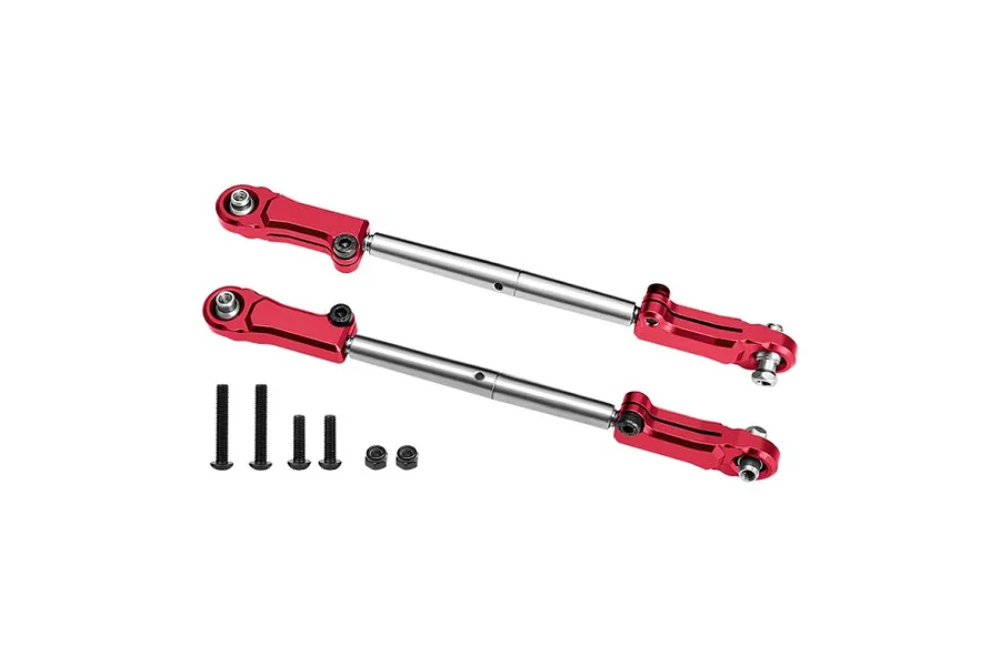 GPM Red Aluminium Steering Linkages 2Pcs image 123961