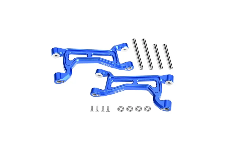 GPM Blue Aluminium Front/Rear Upper Suspension Arms 2Pcs w/ Suspension Pins image 123970