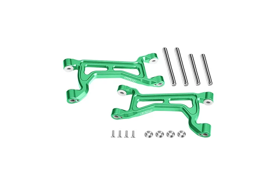 GPM Green Aluminium Front/Rear Upper Suspension Arms 2Pcs w/ Suspension Pins image 123971