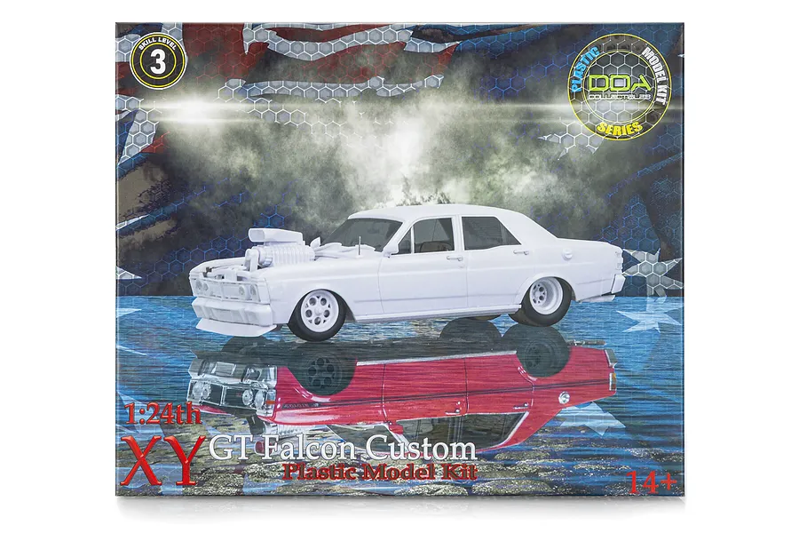 DDA 1/24 Ford GTHO XY Supercharged Custom Slammed Scaled Plastic Model Kit image 123986