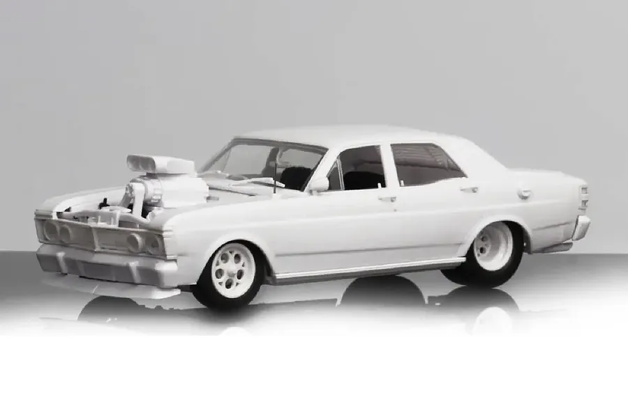 DDA 1/24 Ford GTHO XY Supercharged Custom Slammed Scaled Plastic Model Kit image 2