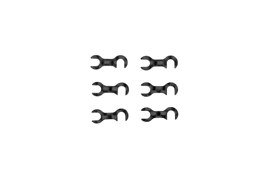 Factory Team Aluminium Steering Block Mount Shims 6Pcs image 1
