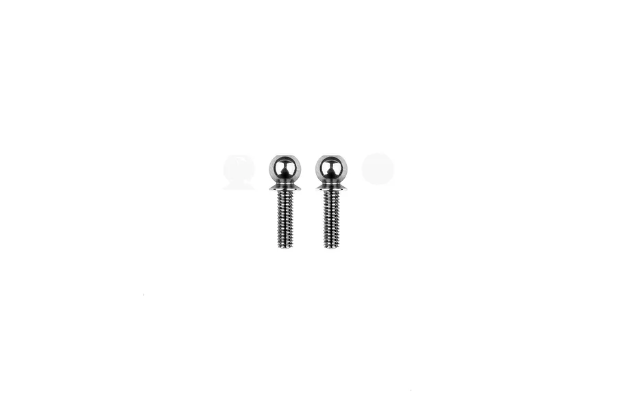 Two Factory Team HD titanium short ballstuds side-by-side against a white background.