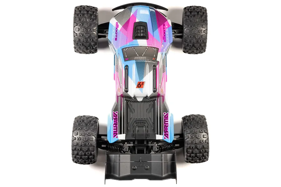 ARRMA Kraton 6S V6 BLX RC Truggy Electric Brushless 4WD 1/8 Scale RTR - Pink image 124499