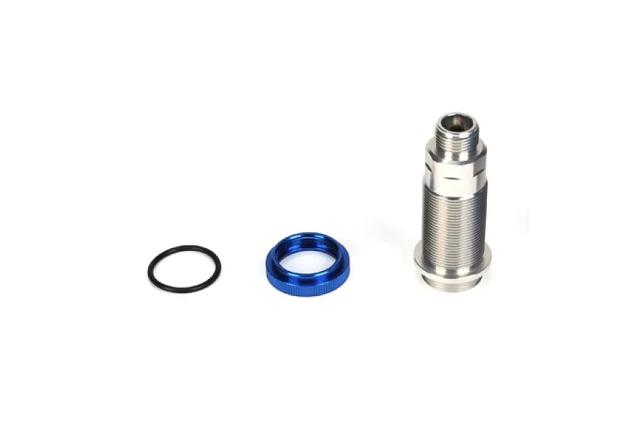 Losi Silver Aluminium Rear Shock Body &amp;amp; Adjuster 1pc image 12453