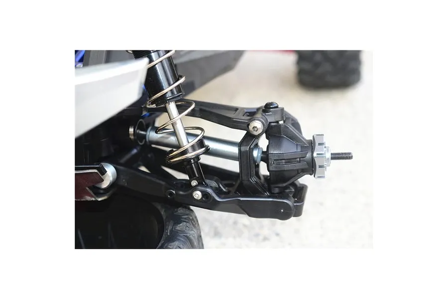 GPM Blue Hardened Steel &amp;amp; Aluminium Adjustable Universal CVD Drive Shafts &amp;amp; Hexes w/ Hardened Steel Joints Set image 2