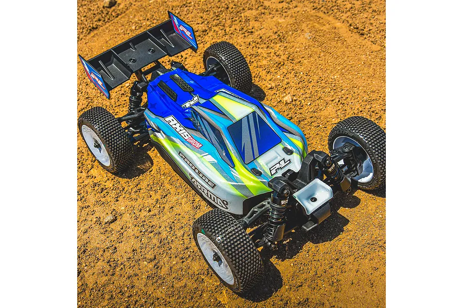 Pro-Line 1/14 Axis Tribe Painted Body Shell - Limited Edition White/Blue image 124729