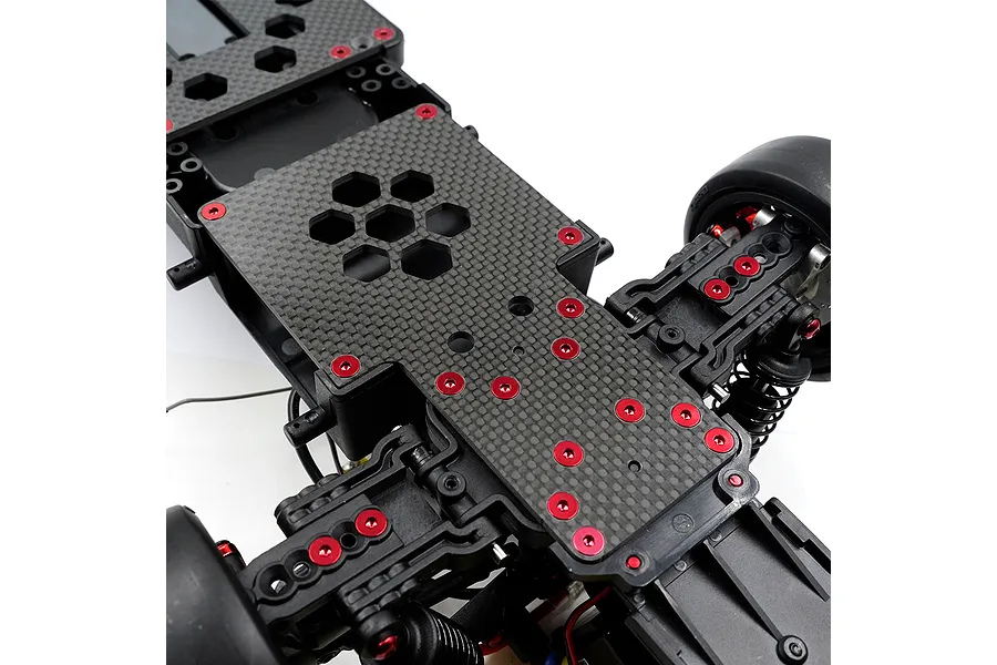 Yeah Racing Graphite 2.5mm Chassis Plates 2Pcs image 5