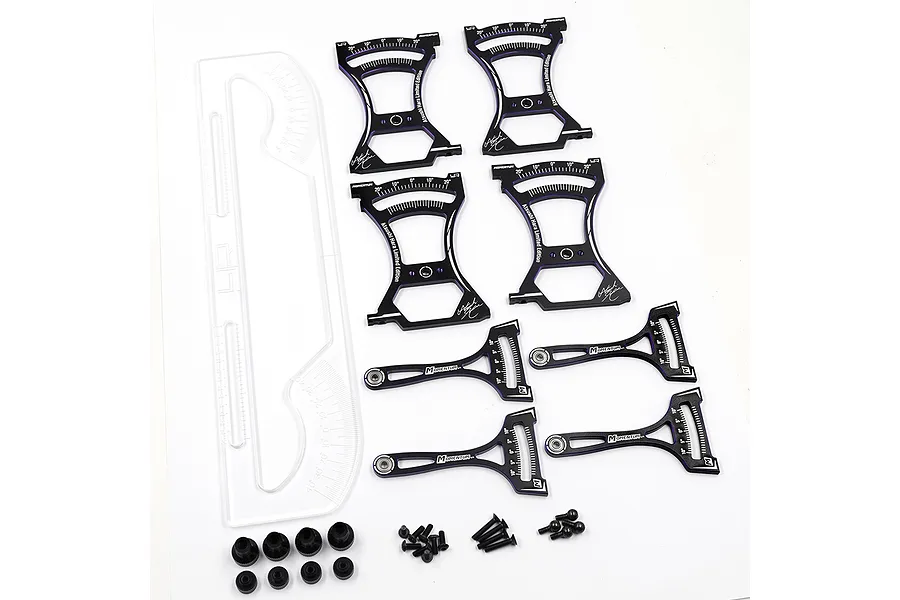 Yeah Racing Aluminium Momentum 1/10 Set Up Station V2 - Black/Purple Limited Edition image 124772