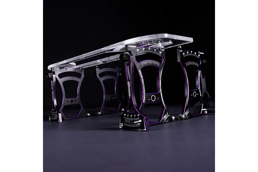 Yeah Racing Aluminium Momentum 1/10 Set Up Station V2 - Black/Purple Limited Edition image 124775