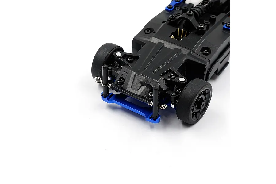 Yeah Racing Aluminium Front and Rear Body Mount Set - Dark Blue image 124802