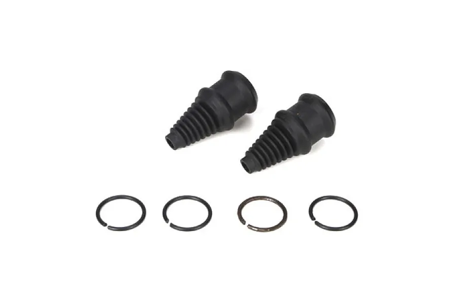 Losi CV Joint Boots 2pcs w/ Clips image 12482