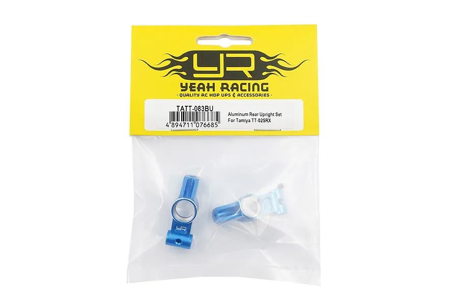 Yeah Racing Aluminium Rear Hubs 2Pcs - Blue image 4