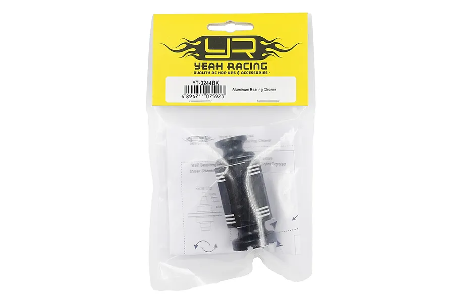 Yeah Racing Aluminium Bearing Cleaner - Black image 124828