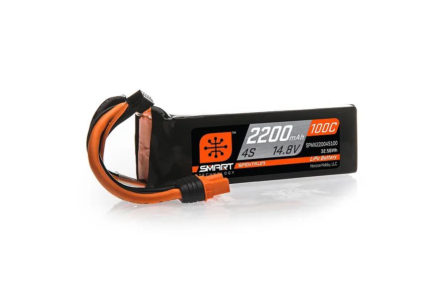 Spektrum G2 14.8V 2200mAh 100C 4S Soft Case LiPo Battery image 124875