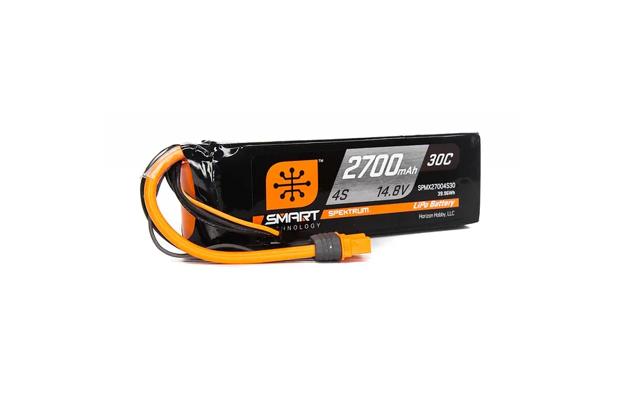 Spektrum 14.8V 2700mAh 30C 4S Soft Case LiPo Battery image 124880