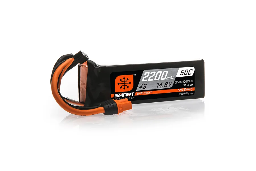 Spektrum 14.8V 2200mAh 50C 4S Soft Case LiPo Battery image 124881