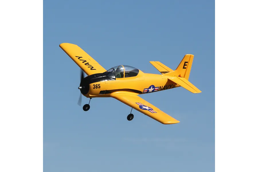 E-Flite RC Plane T-28 Trojan 1.1m Warbird BNF Basic with AS3X and Safe Select Technology image 125165