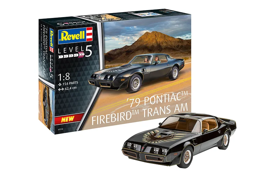 Revell 1/8 Pontiac Firebird Trans Am Scale Model Kit image 125219