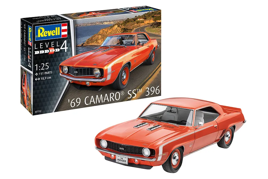 Revell 1/24 1969 Camaro SS Scale Model Kit image 125231