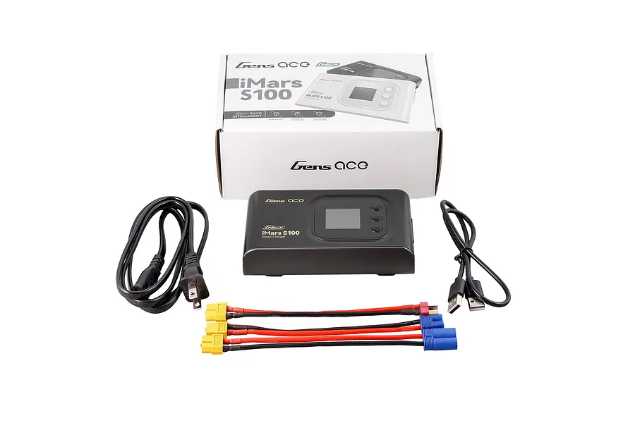 Gens Ace iMars S100 G-Tech 100W AC Smart Charger - Black image 125299