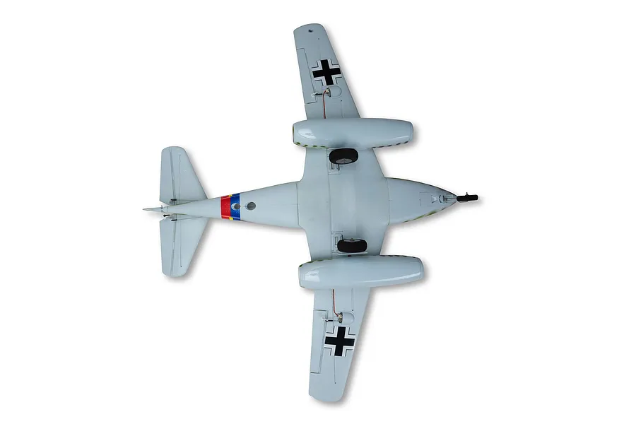 E-Flite RC Plane UMX Me 262 660mm EDF Jet BNF Basic with AS3X and Safe Select Technology image 125321