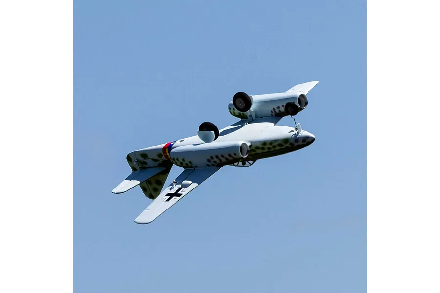 E-Flite RC Plane UMX Me 262 660mm EDF Jet BNF Basic with AS3X and Safe Select Technology image 125327