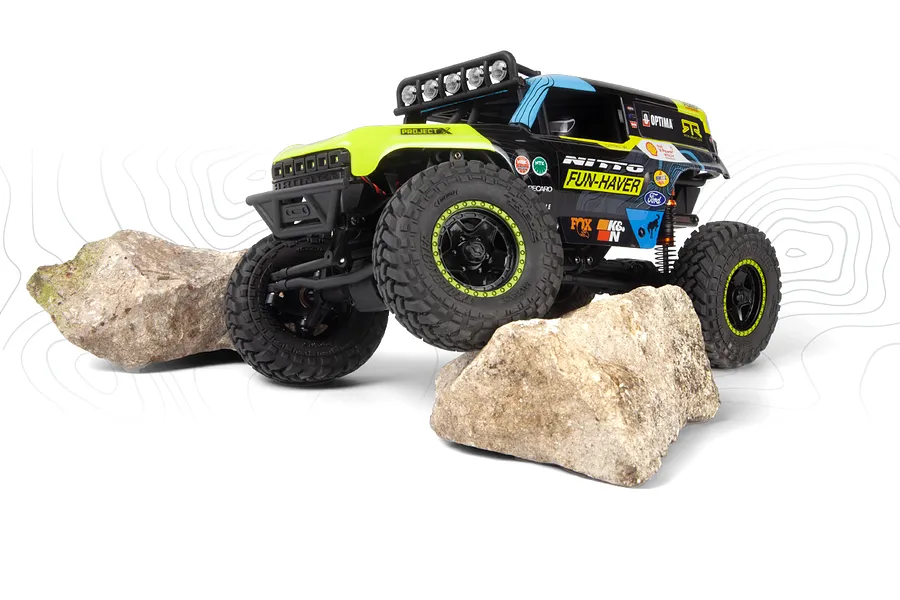 HPI Venture18 U4 Ford Bronco 4400 RC Rock Crawler Electric 4WD 1/18 Scale RTR - Vaughn Gittin Jr image 125352