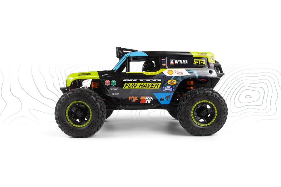 HPI Venture18 U4 Ford Bronco 4400 Flux RC Rock Crawler Electric Brushless 4WD 1/18 Scale RTR - Vaughn Gittin Jr image 125369