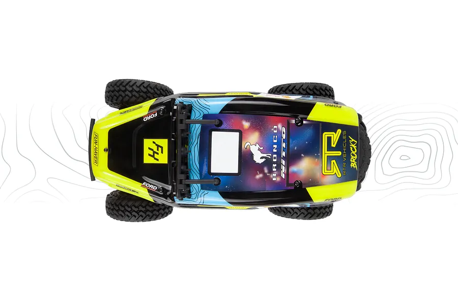 HPI Venture18 U4 Ford Bronco 4400 Flux RC Rock Crawler Electric Brushless 4WD 1/18 Scale RTR - Vaughn Gittin Jr image 125370
