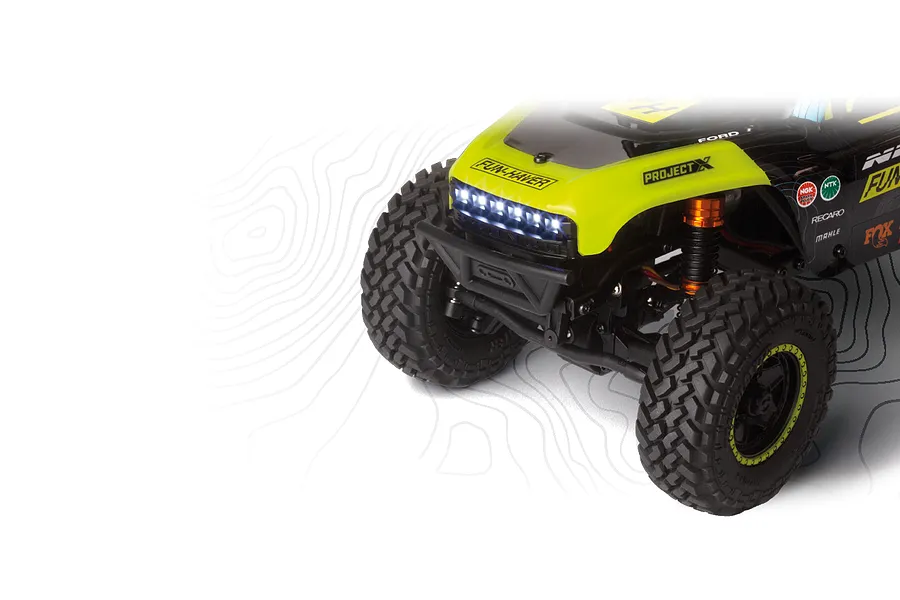 HPI Venture18 U4 Ford Bronco 4400 Flux RC Rock Crawler Electric Brushless 4WD 1/18 Scale RTR - Vaughn Gittin Jr image 125372