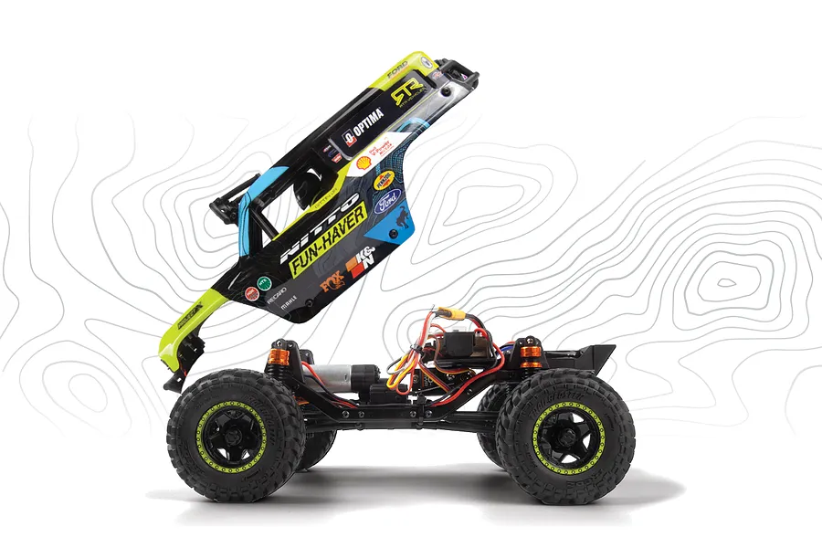 HPI Venture18 U4 Ford Bronco 4400 Flux RC Rock Crawler Electric Brushless 4WD 1/18 Scale RTR - Vaughn Gittin Jr image 125373