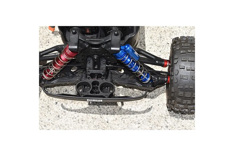 GPM 1/5 Kraton Red Aluminium Front Adjustable Piggyback Shocks 2Pcs image 2