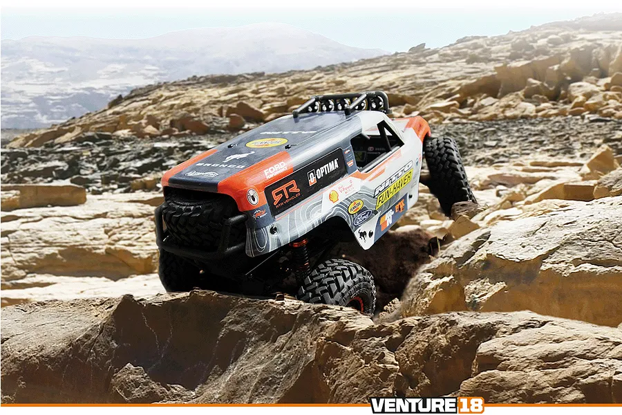 HPI Venture18 U4 Ford Bronco 4400 Flux RC Rock Crawler Electric Brushless 4WD 1/18 Scale RTR - Loren Healy image 125655