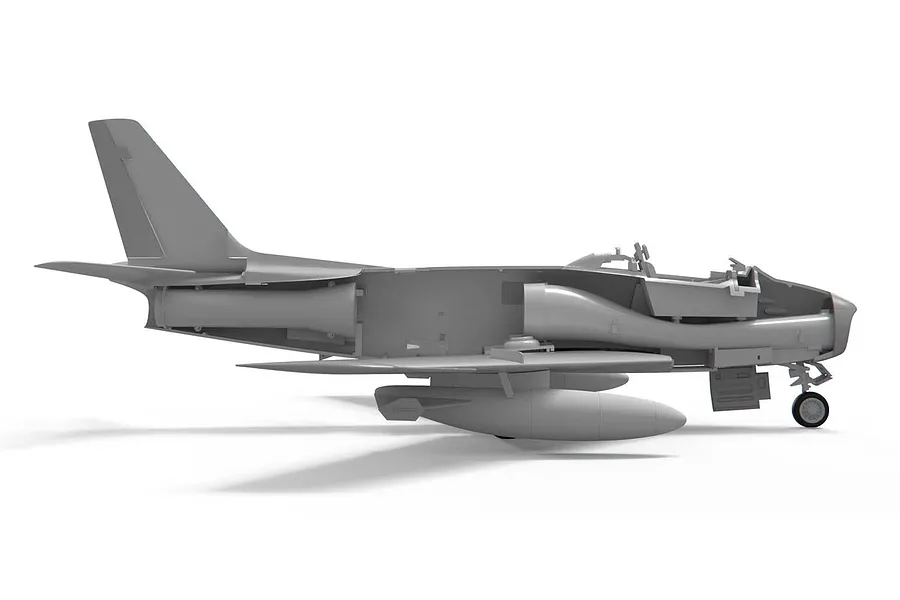 Airfix 1/48 Canadair Sabre F.4 Fighter Scaled Plastic Model Kit image 125668