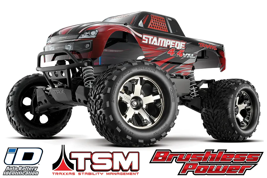 Traxxas Stampede VXL RC Monster Truck Electric Brushless 4WD 1/10 Scale RTR image 12597