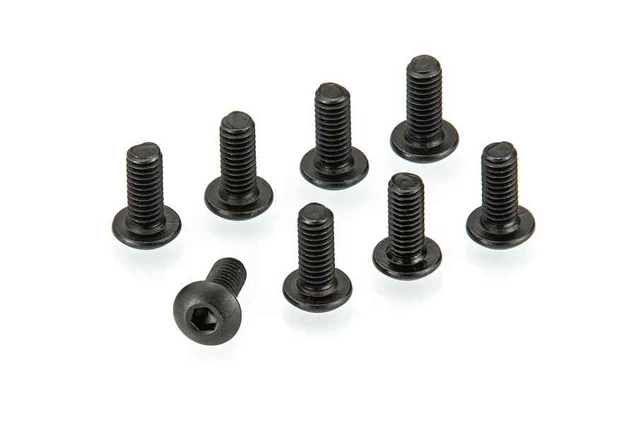 RGT 4x10mm Fine Thread Button Head Screws 8Pcs image 126178