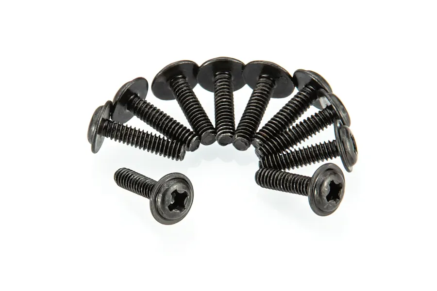 Rovan 2x10mm Fine Thread Washer Head Screws 10Pcs image 126179