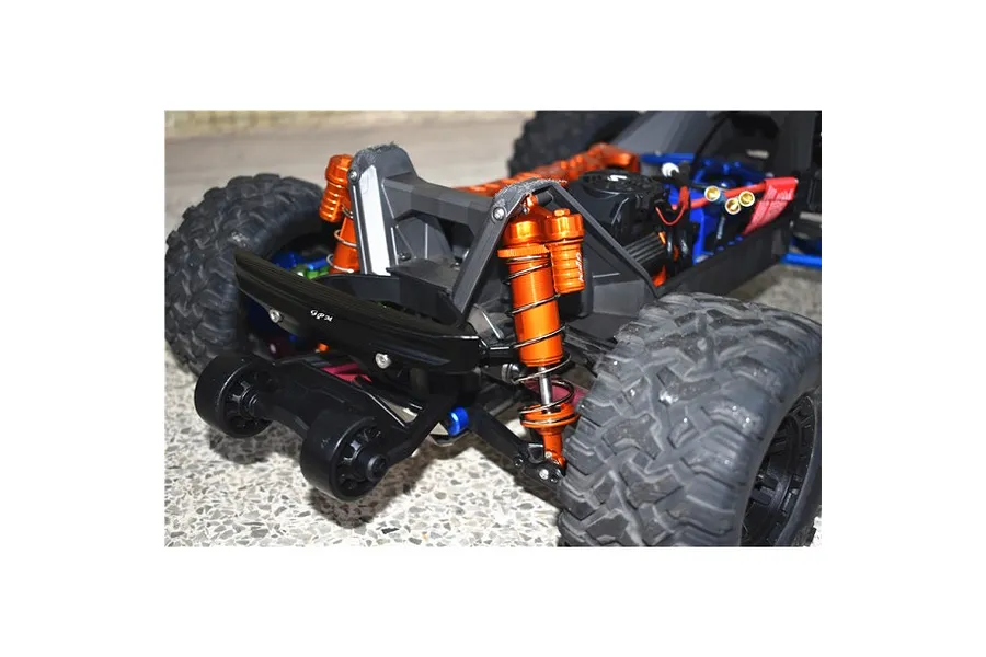 GPM Black Aluminium 125mm Front/Rear Adjustable Piggyback Shocks 2Pcs image 126446