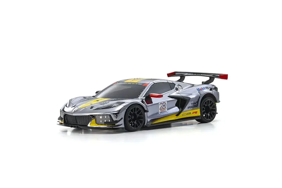 Kyosho Mini-Z MR-04 Chevrolet Corvette C8.R RC Car Electric RWD RTR - Chrome/Yellow 20th Anniversary Edition image 126450