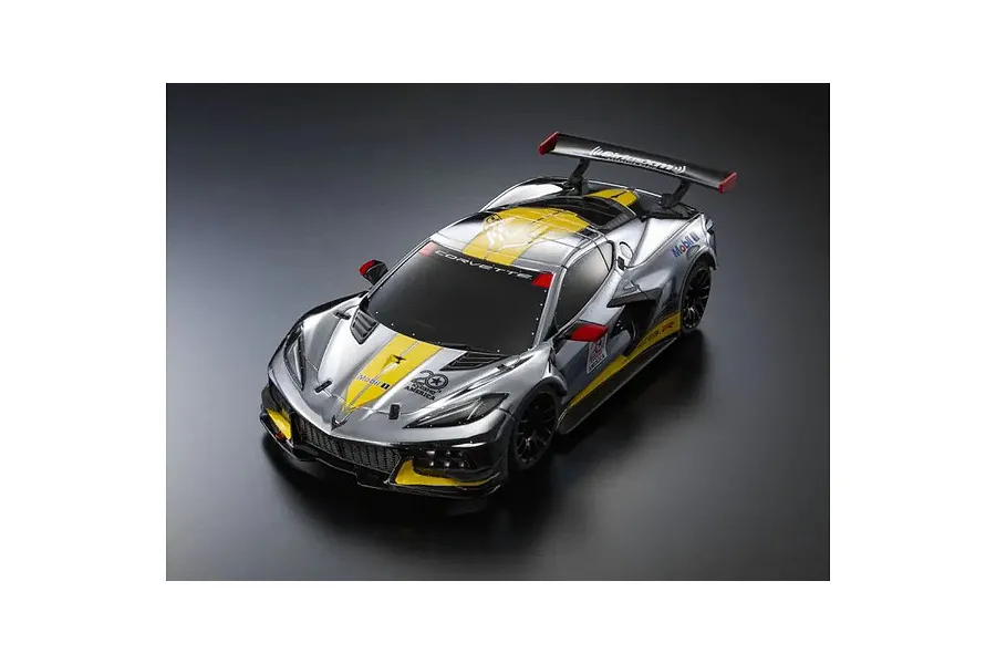 Kyosho Mini-Z MR-04 Chevrolet Corvette C8.R RC Car Electric RWD RTR - Chrome/Yellow 20th Anniversary Edition image 126452