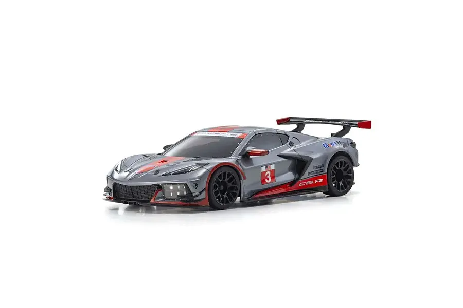 Kyosho Mini-Z MR-04 Chevrolet Corvette C8.R RC Car Electric RWD RTR - Gunmetal/Red image 126457