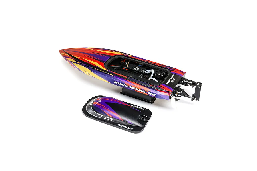 Pro Boat Sonicwake 24&amp;quot; Brushless Electric RC Speed Boat - Black image 126476