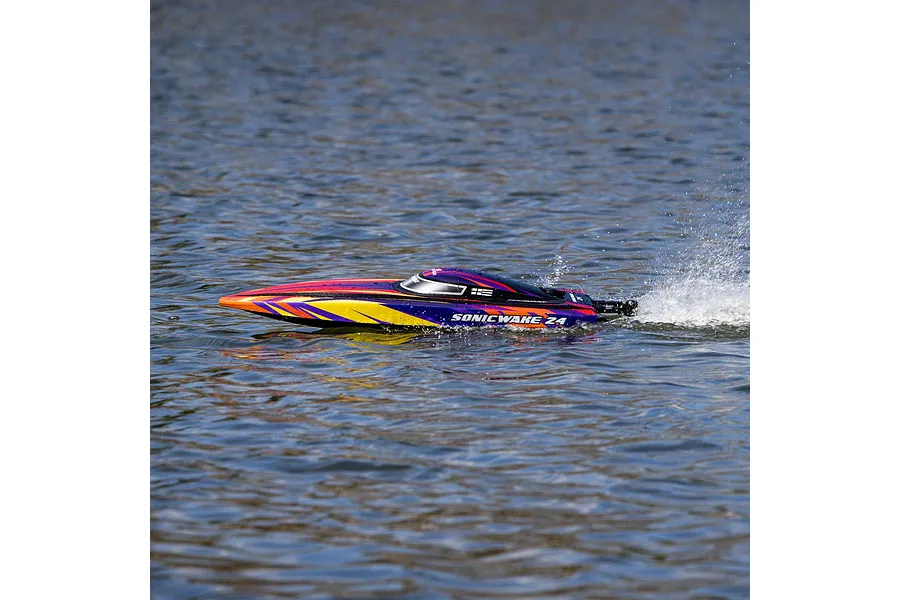 Pro Boat Sonicwake 24&amp;quot; Brushless Electric RC Speed Boat - Black image 126481